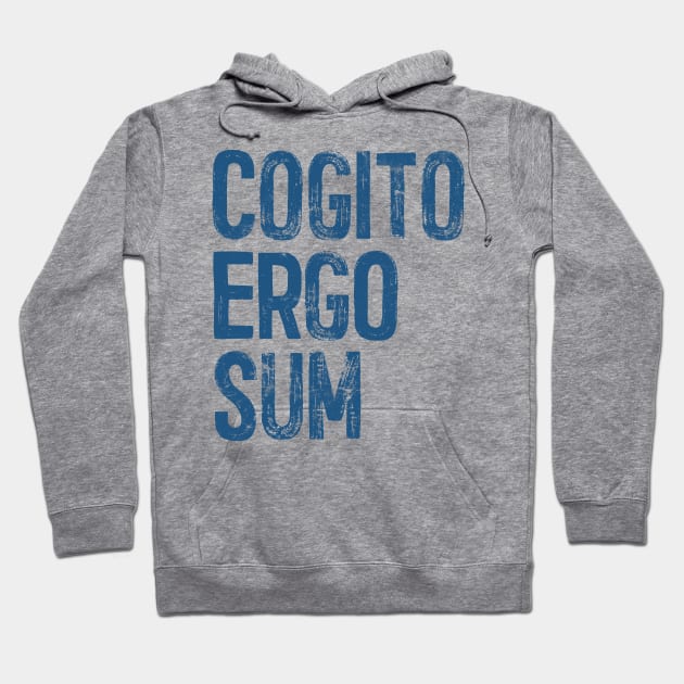 Cogito Ergo Sum / René Descartes Philosophy Quote Hoodie by DankFutura